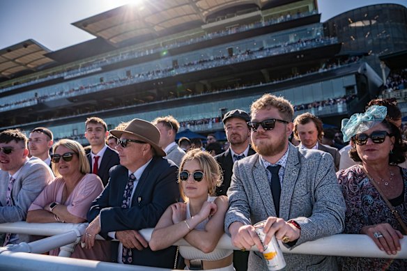 The crowd at Everest Day, Royal Randwick Racecourse.