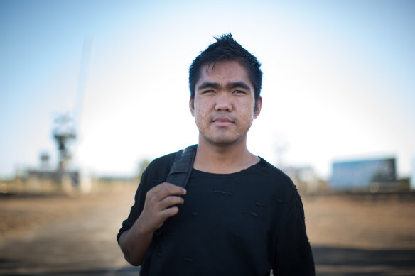 Dal Zomi has to drive, take a train and a bus to get to his work in Port Melbourne.