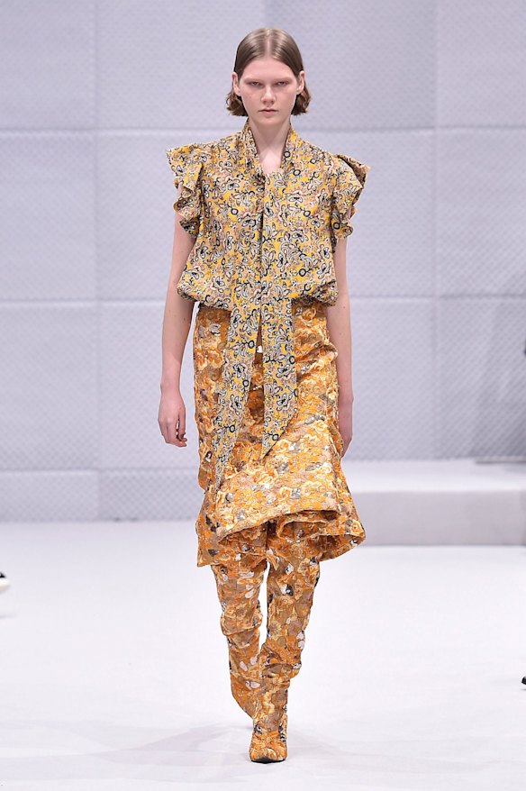 Balenciaga's thigh high boots took the contents of an entire Spotlight factory to make.