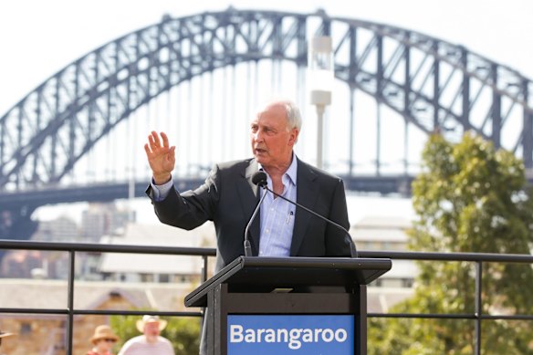 Former Prime Minister Paul Keating speaks of his vision for the new public space as Barangaroo Reserve opens to the general public.