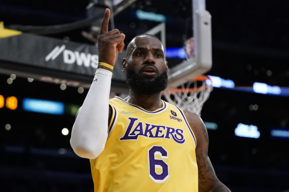 Los Angeles Lakers’ LeBron James 