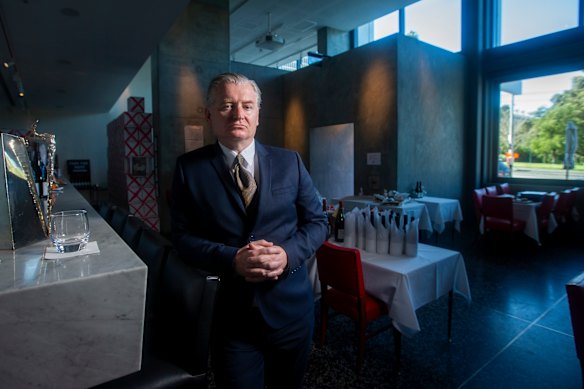 Joining the Party: Restaurant manager and prospective Liberal candidate Ben Logan.