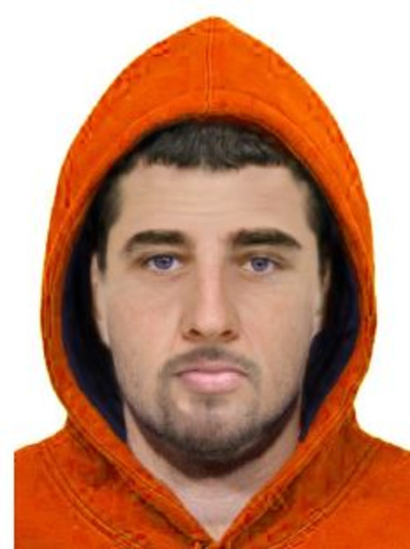 A composite image of a man police believe can assist with their inquiries in bus attack in Cranbourne. 