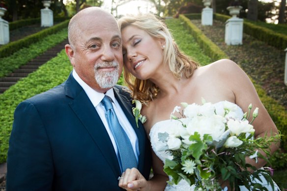 Billy Joel and Alexis Roderick tied the knot at a surprise wedding on Saturday, July 4, 2015 at their estate in Long Island.  The couple surprised guests at their annual July 4th party by exchanging vows in front of their family and close friends. The intimate ceremony, which was held at Joel's estate on Long Island. 