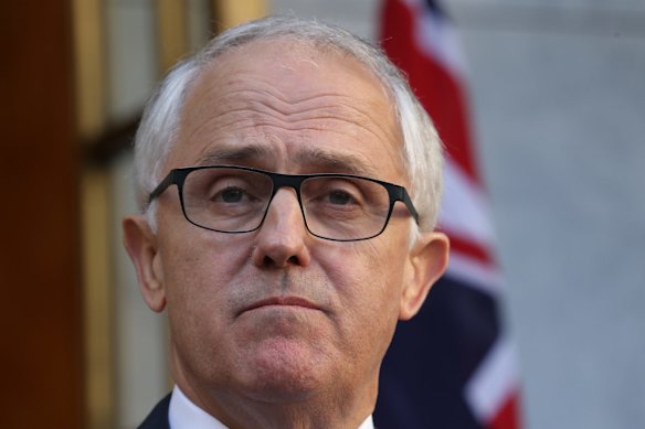 Prime Minister Malcolm Turnbull announced his new ministry at Parliament House in Canberra.