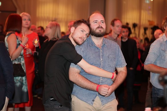 Election night function for Opposition Leader Bill Shorten at Hyatt Place in Melbourne.