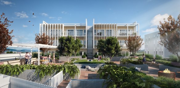 An artist impression of the first stage of Empire Global's Jardin development. 