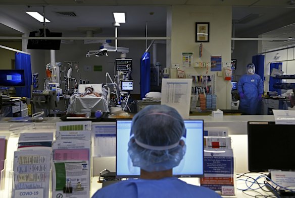 ICU staff at St Vincent's Hospital.