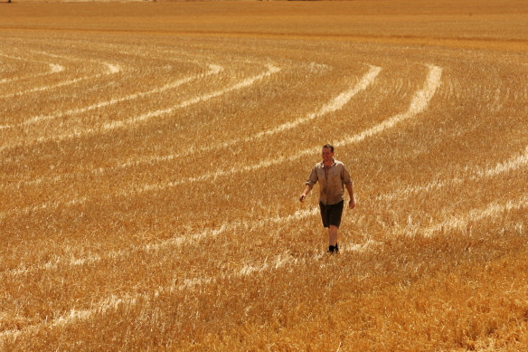 Andrew Broad joined the Nationals after an earlier stint as the president of the Victorian Farmers Federation. 