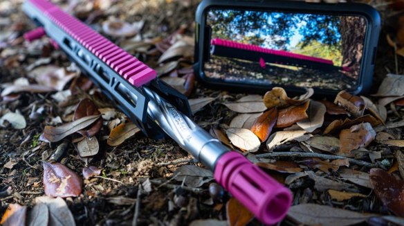 Bear Creek Arsenal in the US is selling rifle "uppers" in hot pink for Breast Cancer Awareness month this October.