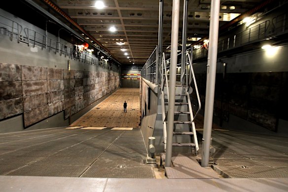 The Well dock used for amphibious operations.