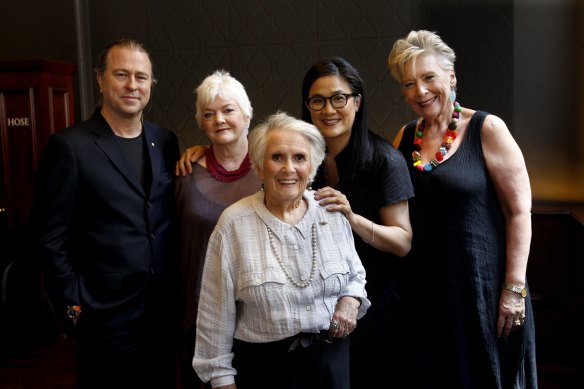 Cooking legends Neil Perry, Stephanie Alexander, Margaret Fulton, Kylie Kwong and Maggie Beer in 2013.