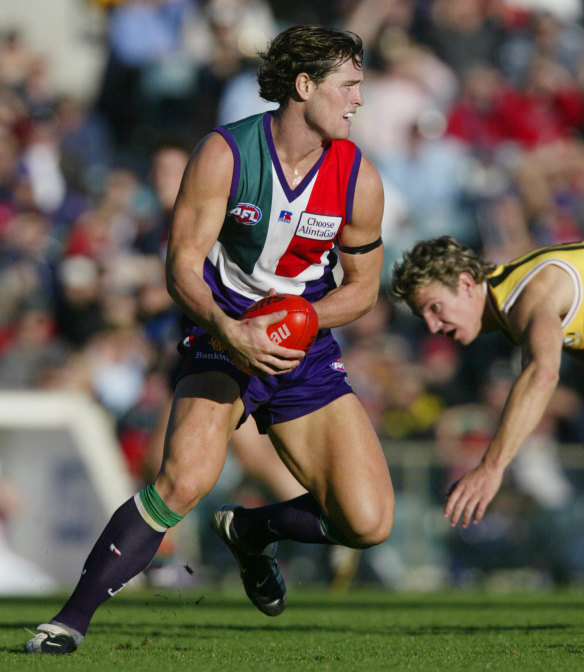 Trent Croad, playing for Fremantle.