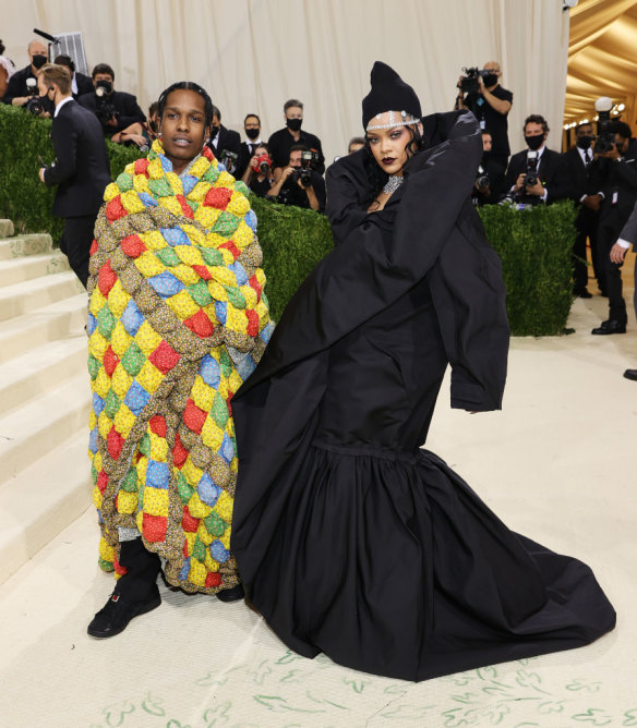 A$AP Rocky and Rihanna.