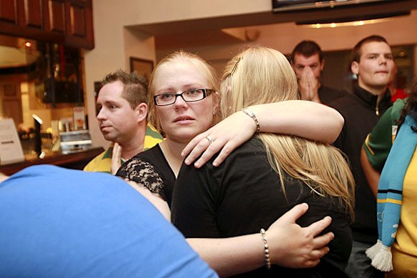 FIFA's decision elicits tears from passionate soccer fans in Sydney.