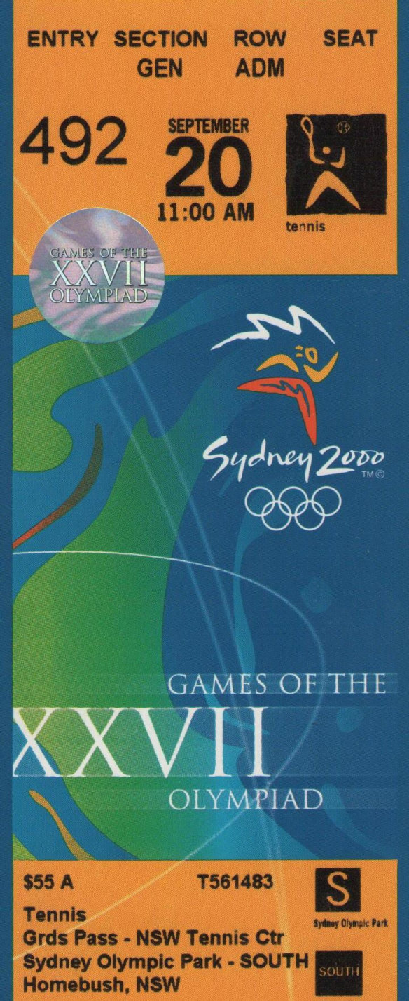 Ticket to the tennis