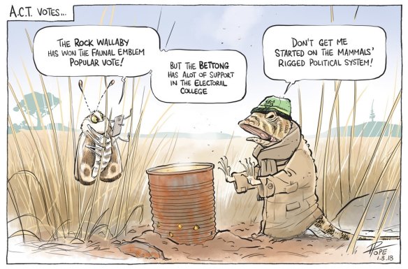 David Pope editorial cartoon for August 1, 2018.