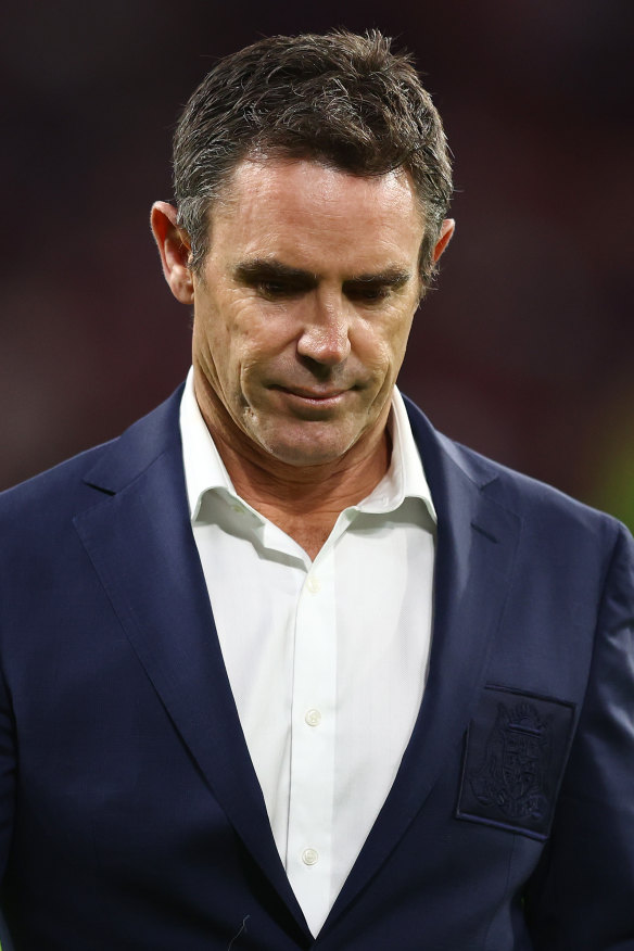 NSW coach Brad Fittler after the game.