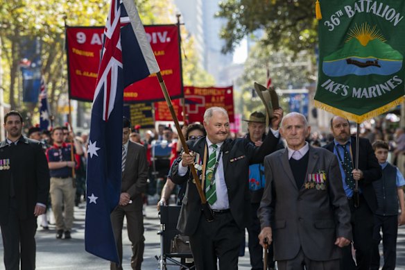Anzac Day March, Sydney.