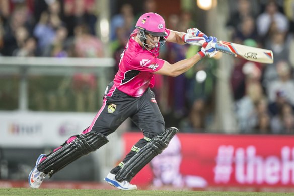 Moises Henriques of the Sydney Sixers.