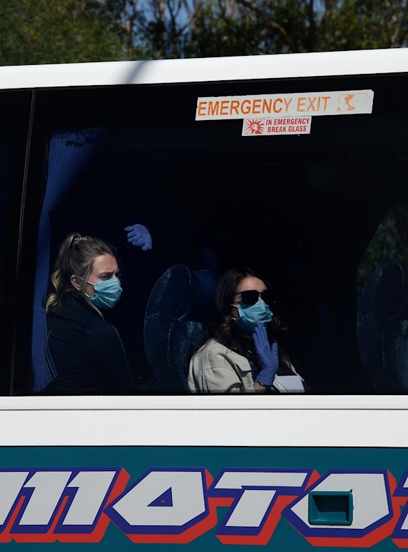 Some Ruby Princess crew members were repatriated before its departure on April 23, 2020.