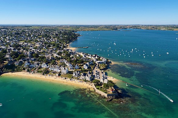 Ile de Batz, France: It takes a 15-minute boat ride from the seaside town of Roscoff, in Brittany, to access this little slice of French paradise. Some come for the charm of the town, inhabited by only 600 people, while others come for the gardens or for a hike through the wilderness. The main attraction in Ile de Batz, however, is the white sand and the clear water at the island's most popular beach, Greve Blanche, as well as the numerous little bays and inlets that provide private sanctuaries.