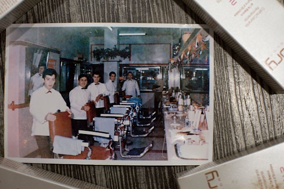 Vince's Hair Stylists at Roselands Shopping Centre in 1965.