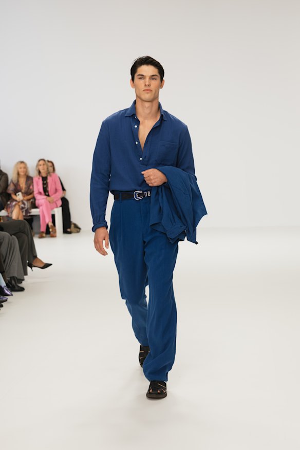 Double indigo at Christian Kimber.