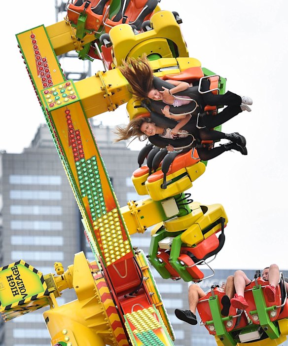 Thrillseekers at Moomba 2021.