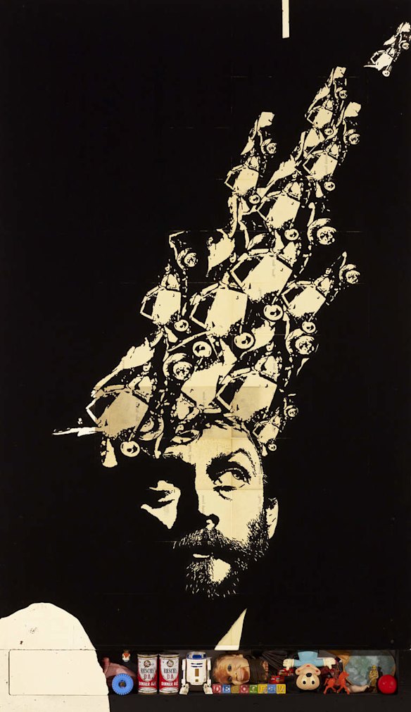 The Archibald Prize 2013 James Powditch, Ben Quilty, Where is my mind? (after the Pixies) Mixed media  235 x 138cm