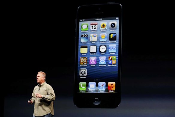 Phil Schiller, senior vice president of worldwide marketing at Apple, speaks about the iPhone 5.