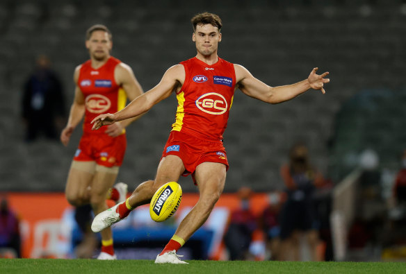 In demand: Gold Coast midfielder Jack Bowes will tour Geelong, Essendon and Hawthorn tomorrow and then make a call on his future. 