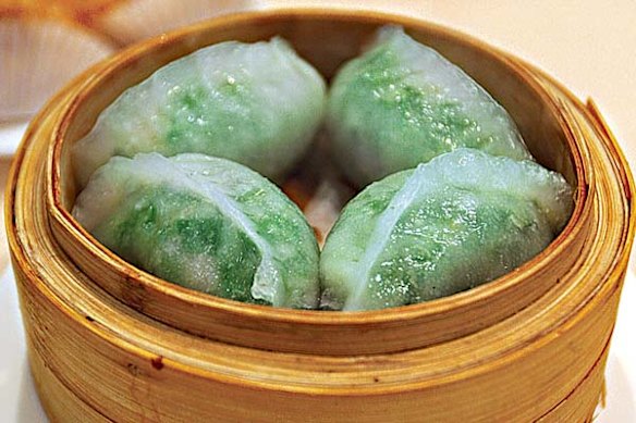 Spinach dumplings - bo choi gao