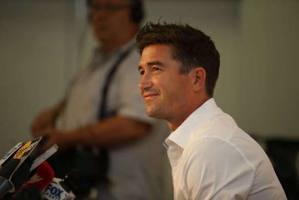 Melbourne Heart FC captain Harry Kewell at AAMI Park announces her is resigning.