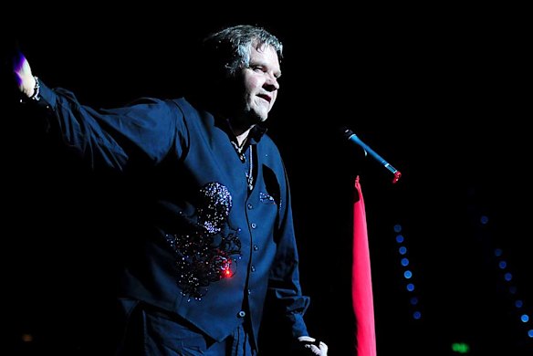 Meat Loaf performs at the Brisbane Entertainment Centre. Photo: Leigh Plover