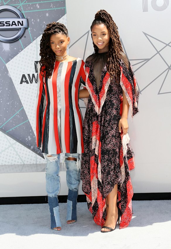 Chloe and Halle Bailey