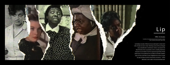 Tracey Moffatt & Gary Hillberg, Lip (montaged stills), 2009. Courtesy the artist, Roslyn Oxley9 Gallery and Tyler Rollins Fine Art, New York.