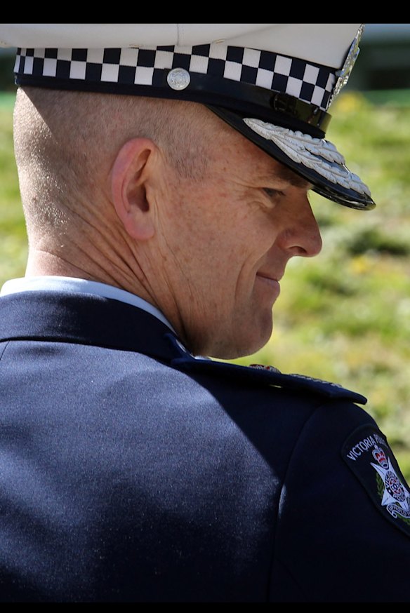 Simon Overland at the National Police Remembrance Day march and ceremony in Kings Park Gardens in September 2010.  Photo by Angela Wylie