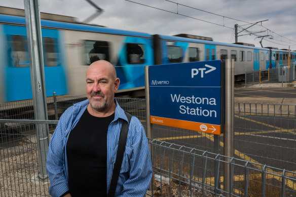 Commuter Stephen Colebrook says he endures constant delays during peak hour on his western suburbs rail line.