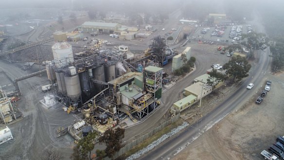 Stawell Gold Mine. Location of a Dark matter lab which is under-construction in Stawell.