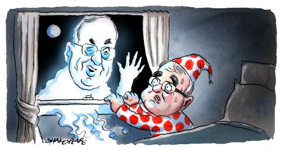 Former Labor minister Eddie Obeid may still be lingering. Illustration: John Shakespeare