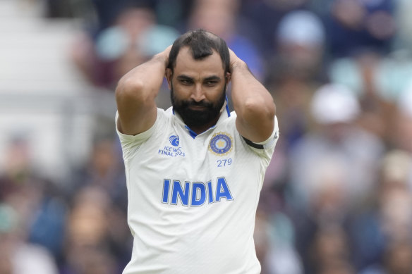 Overlooked: Mohammed Shami will not be a part of India’s blue chip tour of Australia this summer.