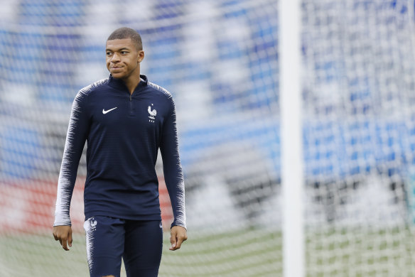 France's Kylian Mbappe is but one of 17 immigrants or children of immigrants in his squad. Photo: AP