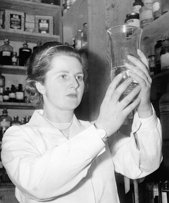 Margaret Thatcher worked as a research chemist when she was 24, while campaigning as the youngest and only female candidate for the Tory seat in Dartford, Kent. 