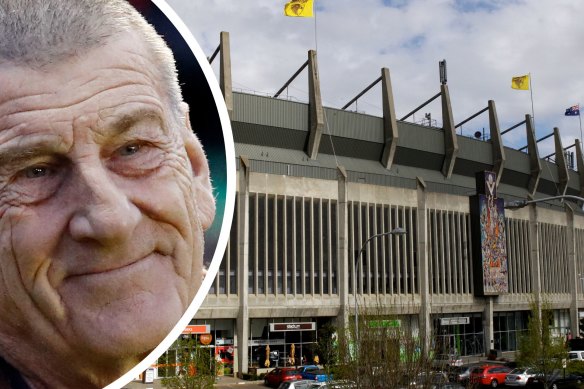 Unhappy: Former Hawthorn president Jeff Kennett is disappointed his life membership has been put on hold, and that the club’s AGM will be held at Waverley Park.