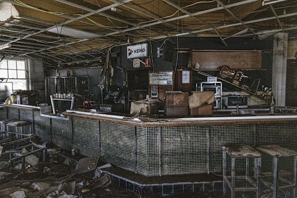 Scenes of devastation in Lismore. 