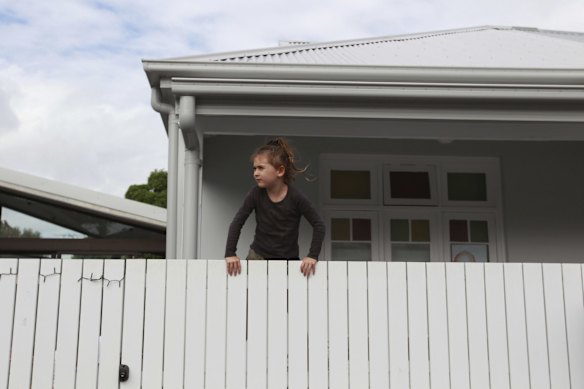 The fourth day of homeschooling for Florence.