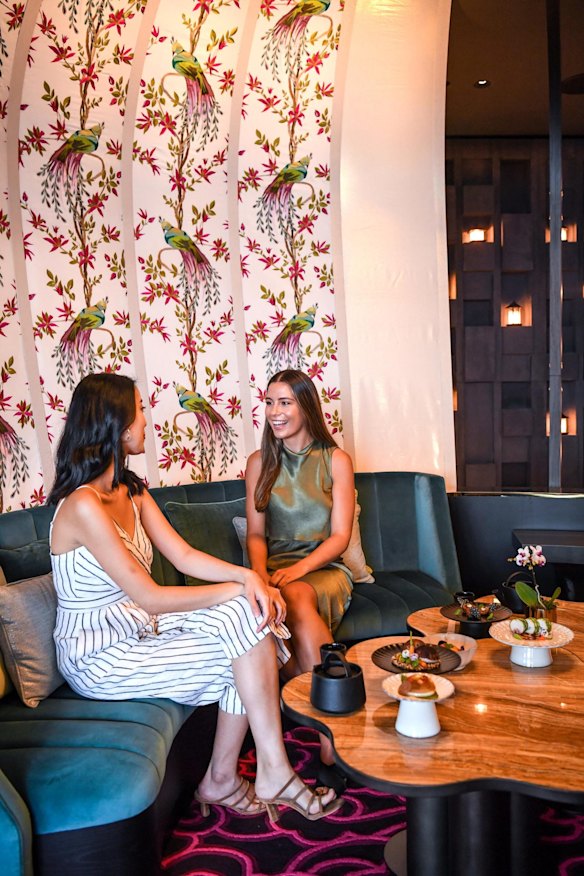 Teahouse, a lounge bar with a Chinese teahouse feel.