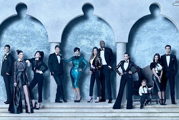 The Kardashian Christmas card from 2011.