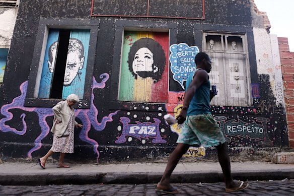 The Providencia 'favela' community, in the heart of Rio near the port zone.